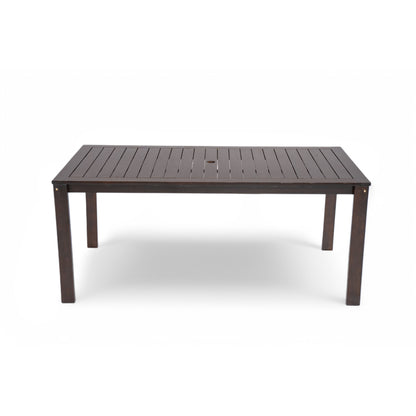Patio Dining Set Outdoor Dining Table And Chair Set With And Removable Cushions For Patio, Backyard, Garden - Dark Brown