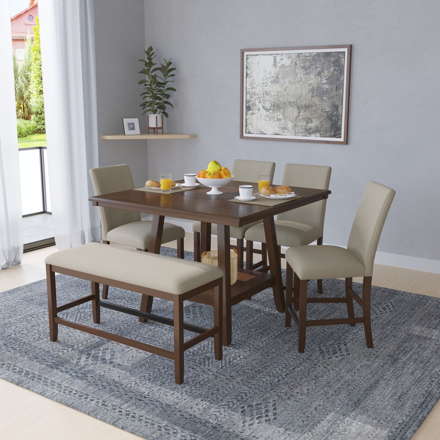 Glimm - Gathering Height Table - Brown