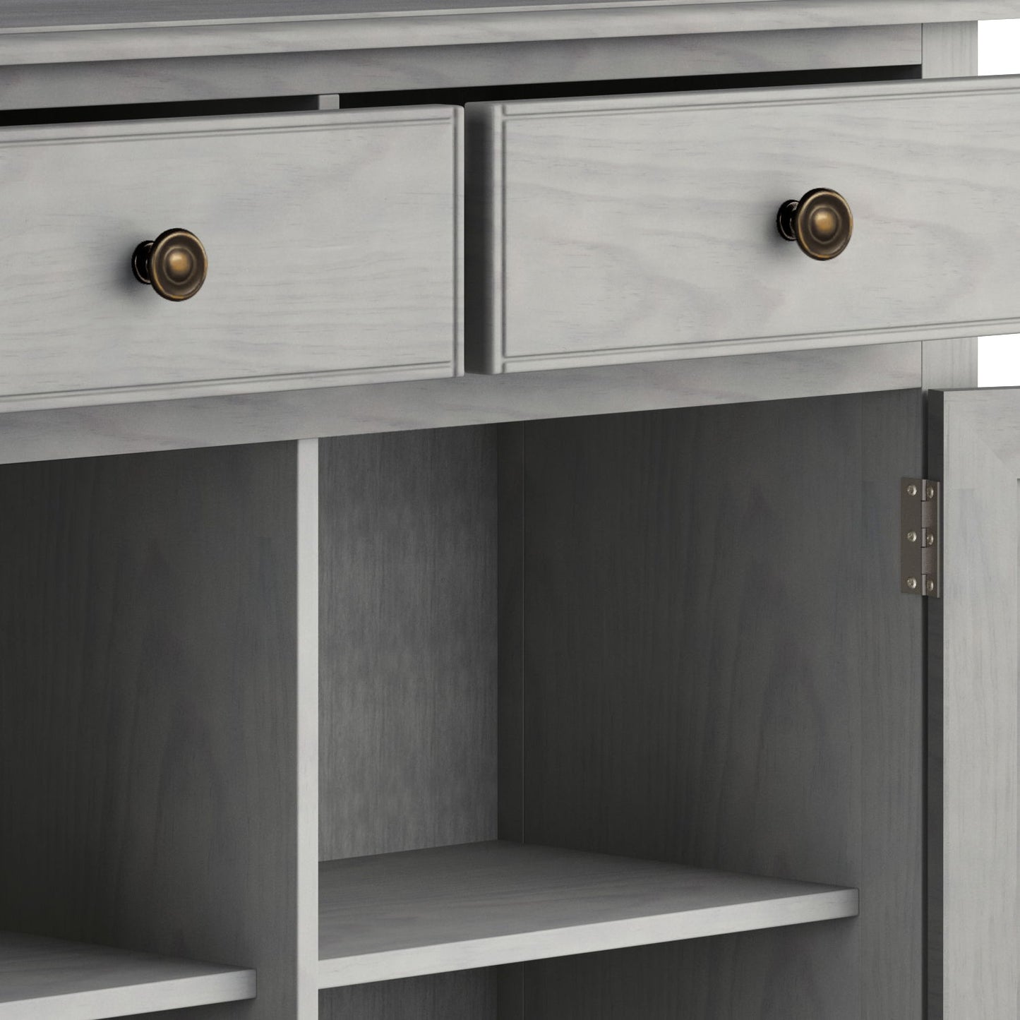 Connaught - Entryway Storage Cabinet - Fog Gray