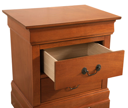 Louis Phillipe - Elegant Nightstand - Oak