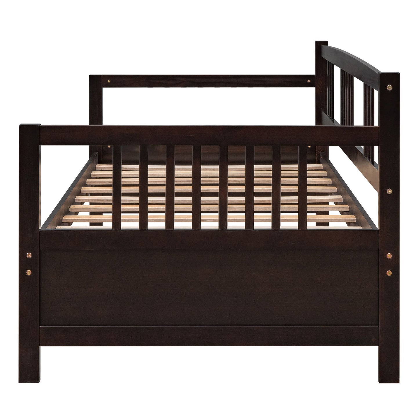 Twin Size Modern Daybed, Multifunctional - Espresso