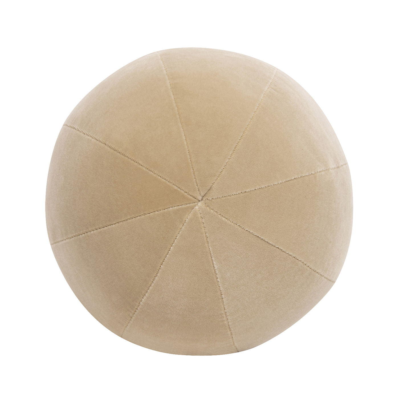 Luna - Round Sphere Accent Ball Throw Pillow - Fawn Brown