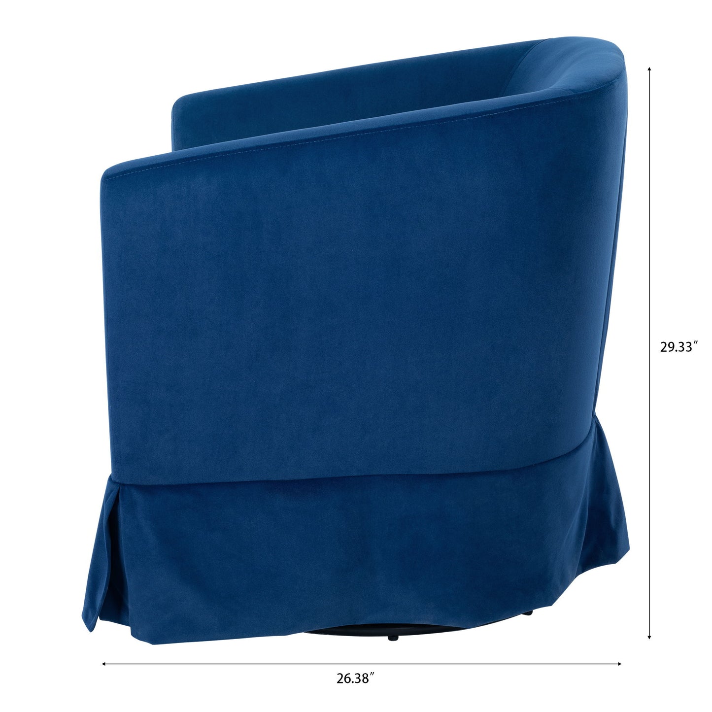 27.36" Wide Swivel Chair - Blue