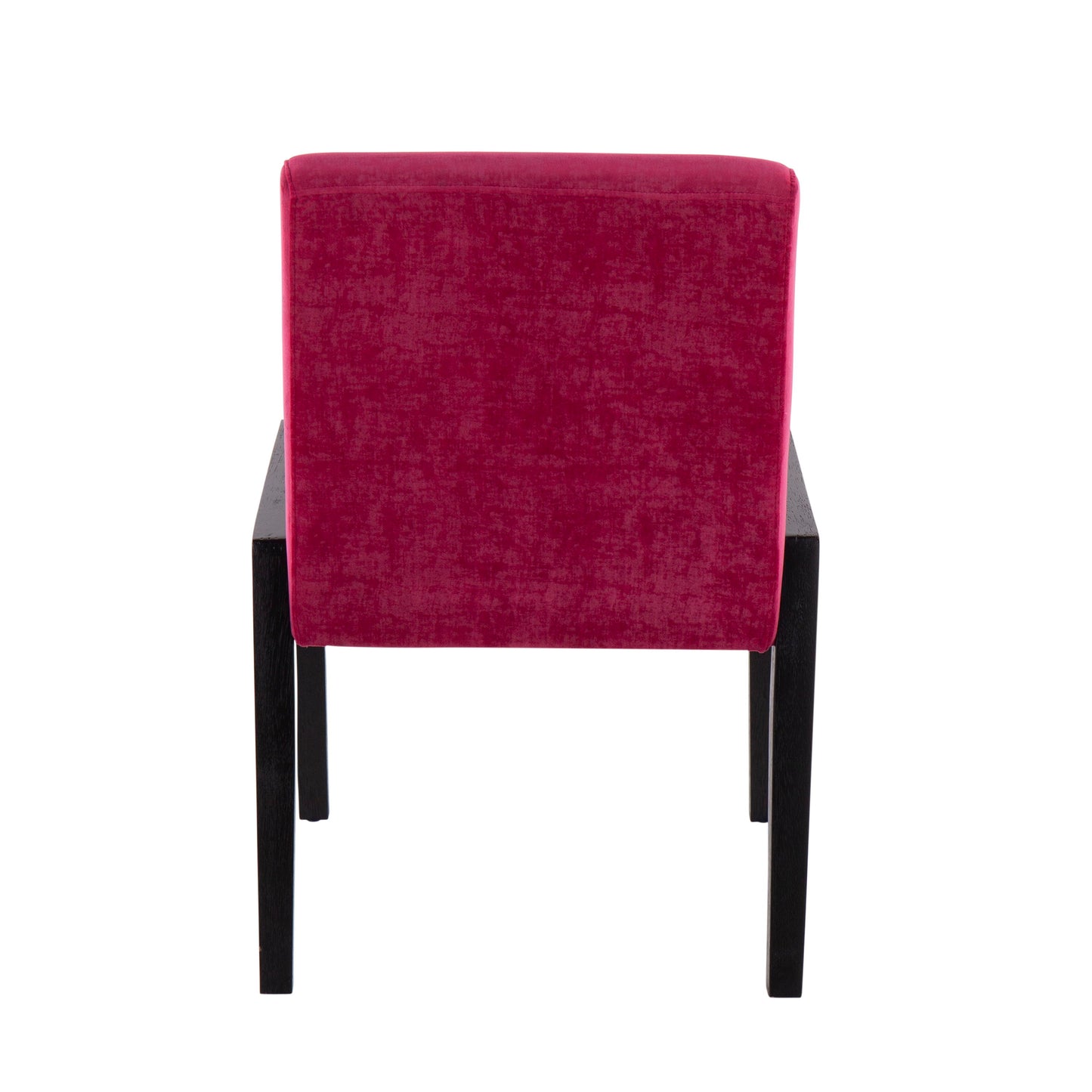 Carmen - Contemporary Chair (Set of 2) - Black / Hot Pink