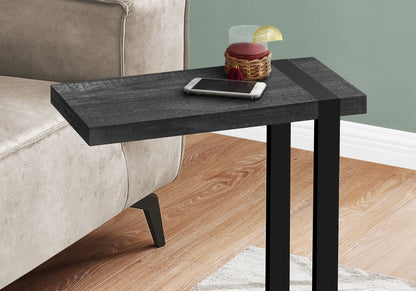 Accent Table, C - Shaped, Contemporary, Versatile Use - Black