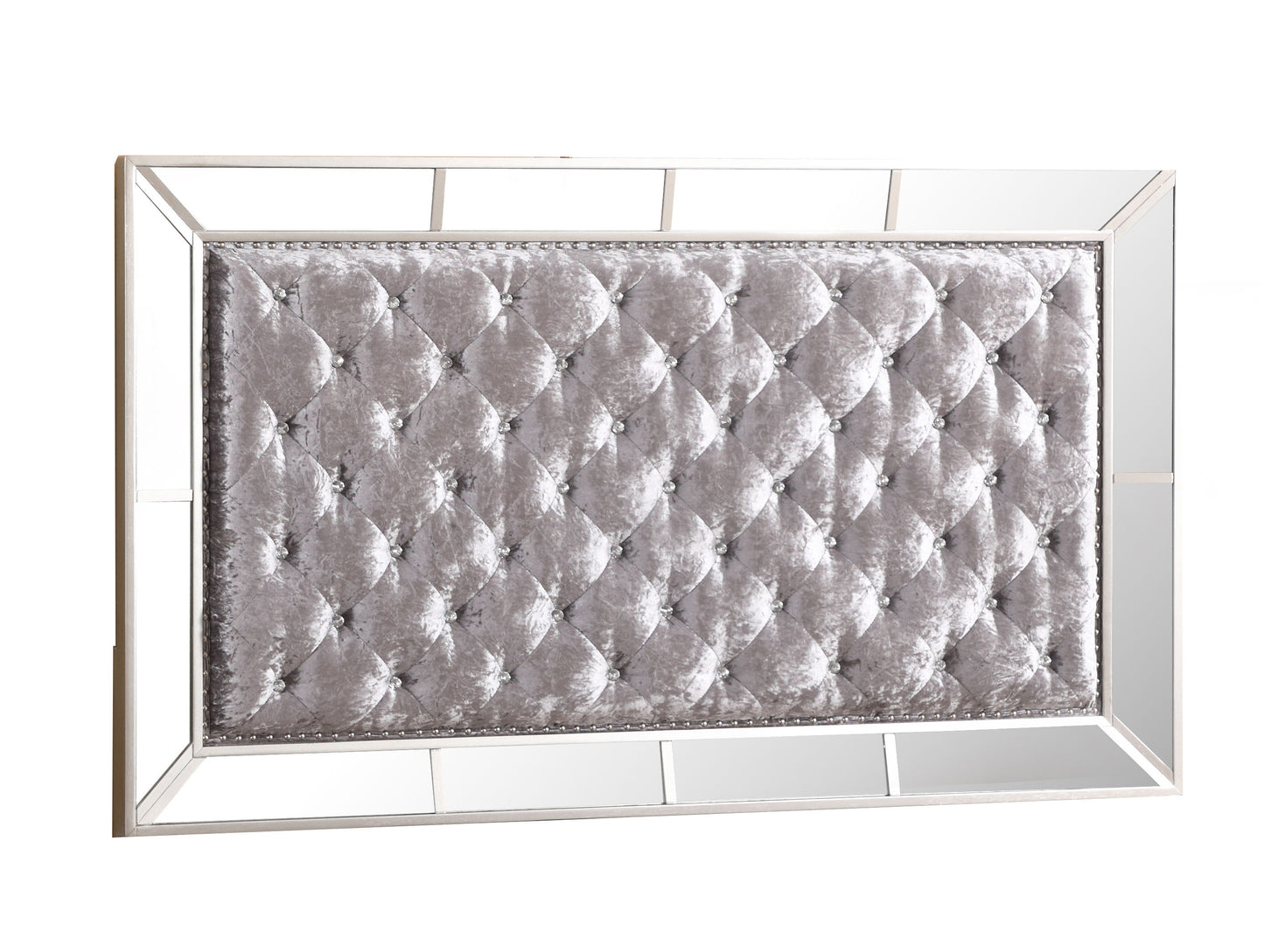Full Bed Modern - Silver Champagne