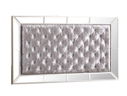Full Bed Modern - Silver Champagne