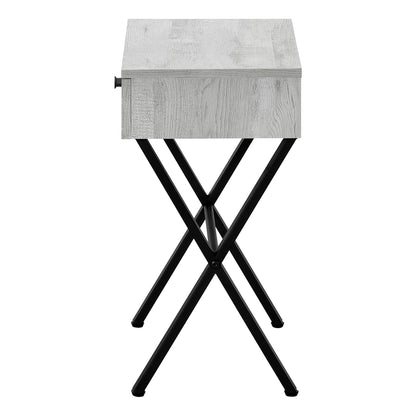 Accent Side Table, 1 Storage Drawer, Contemporary And Modern - Gray