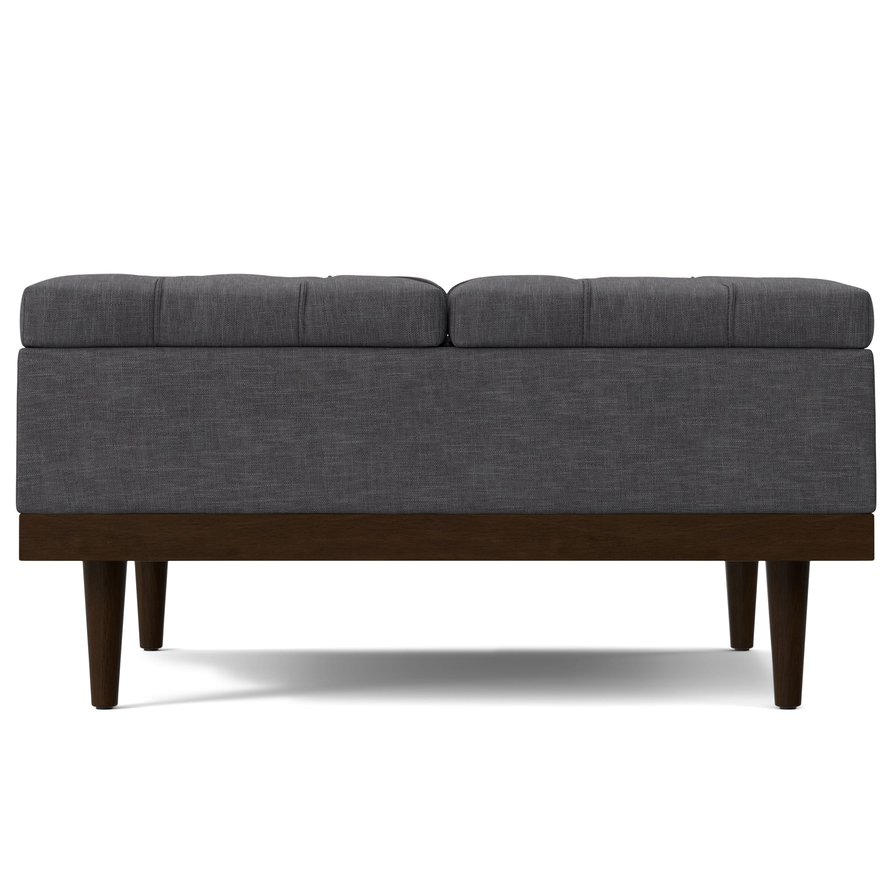 Mariah - Lift Top Table Storage Ottoman - Gray