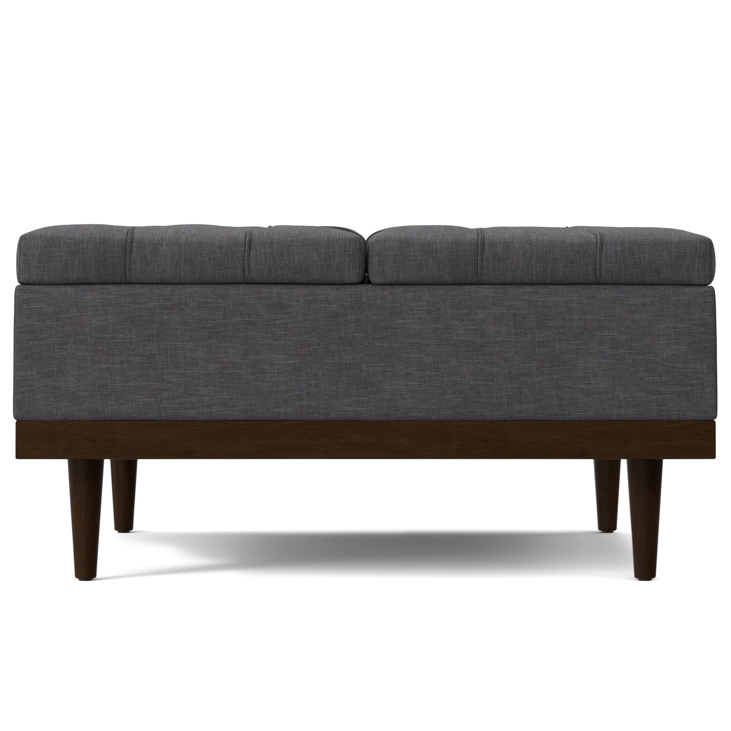 Mariah - Lift Top Table Storage Ottoman - Gray