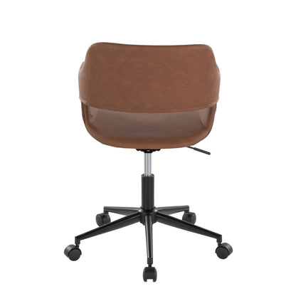 Margarite - Contemporary Task Chair - Black / Brown
