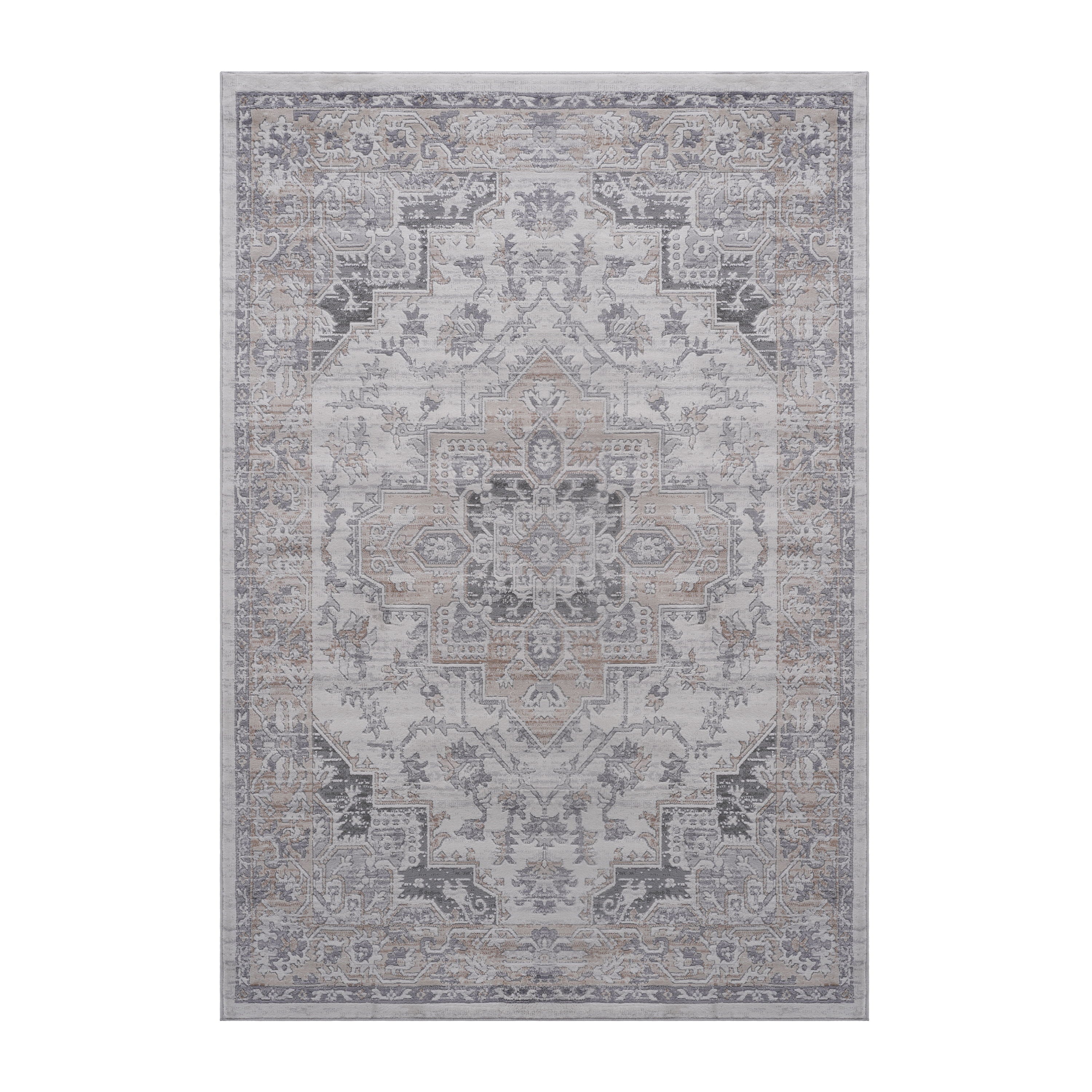 Marfi - 5' X 7' Oriental Area Rug - Ivory / Beige