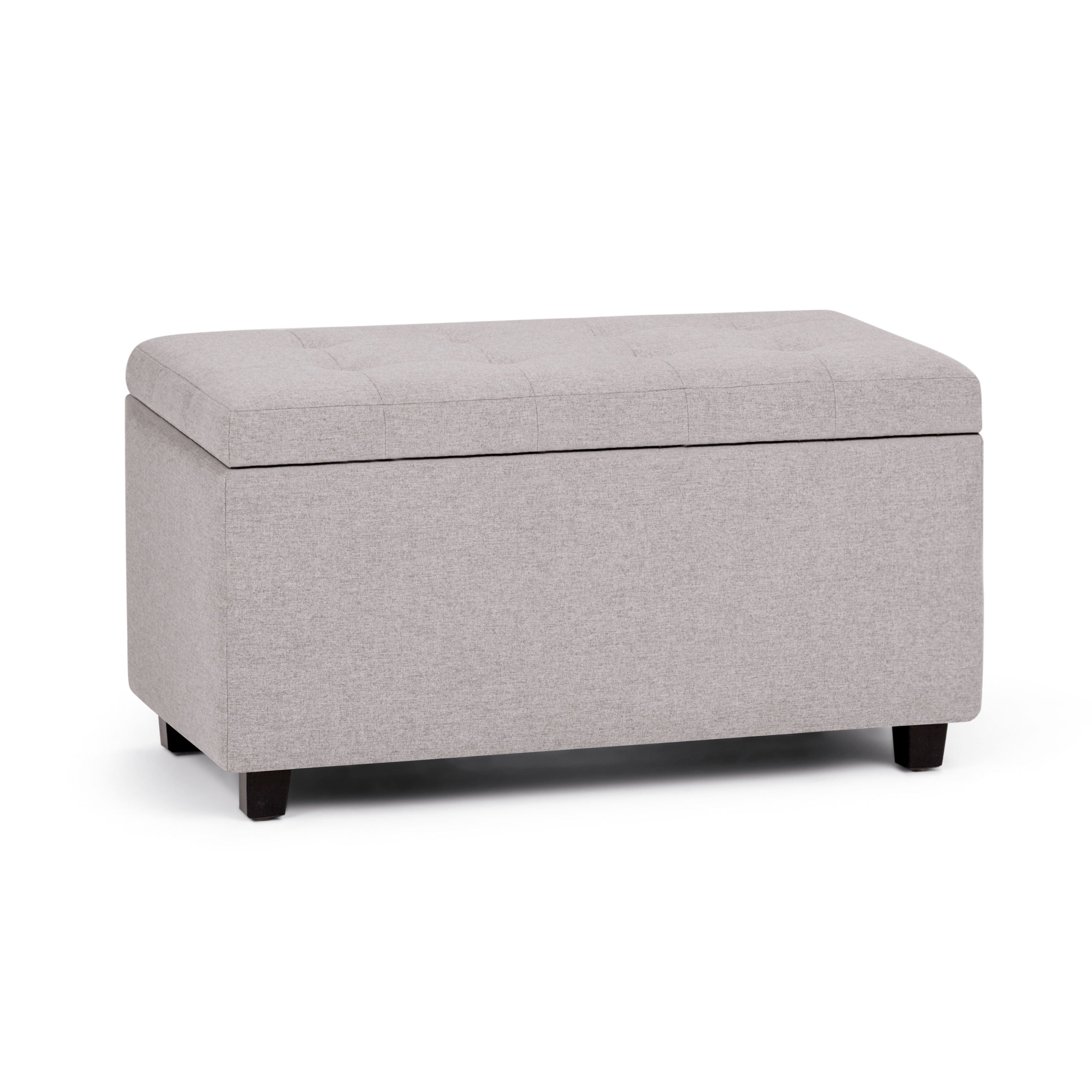 Cosmopolitan - Storage Ottoman - Cloud Gray