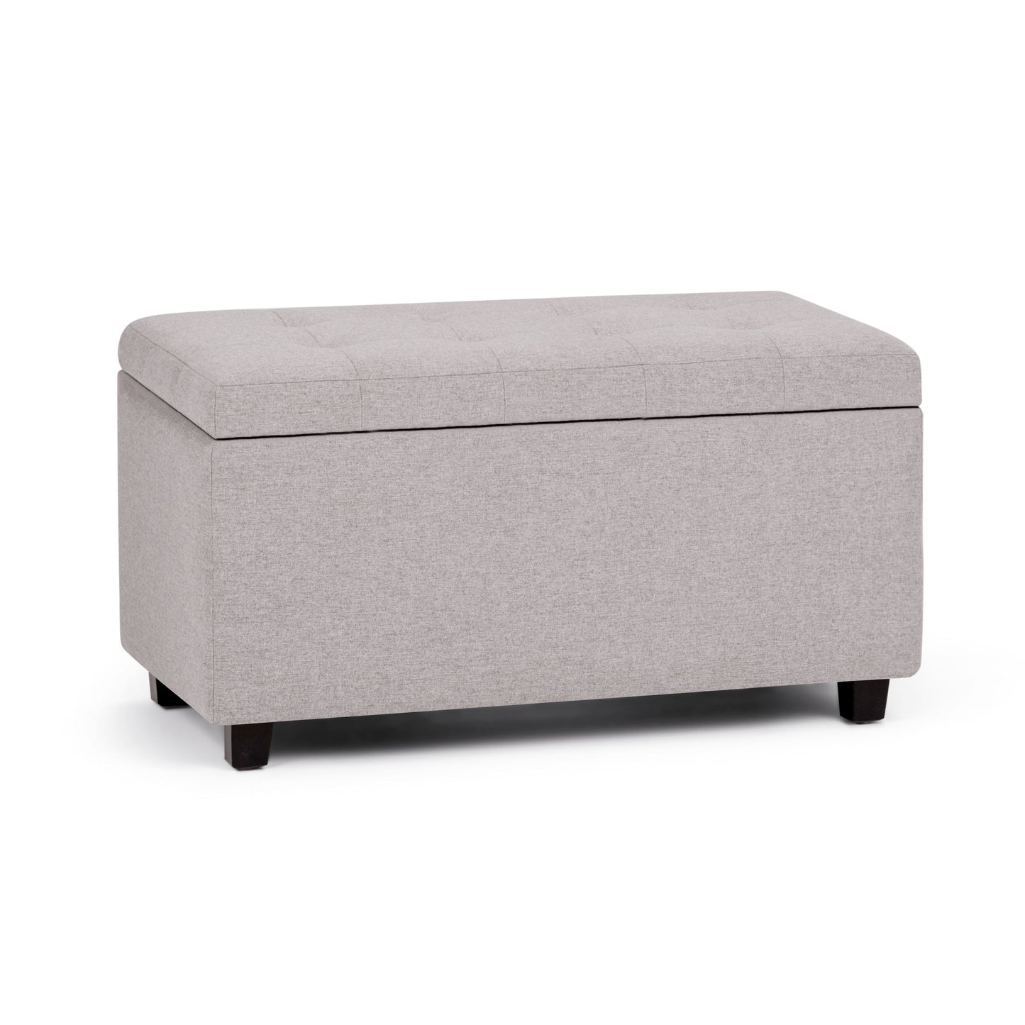 Cosmopolitan - Storage Ottoman - Cloud Gray