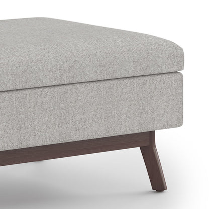 Owen - Coffee Table Storage Ottoman - Cloud Gray