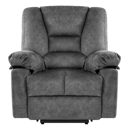Power Lift Recliner Chair Sofa With Massage - Gray