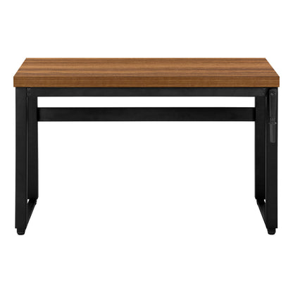 Computer Desk, Home Office, Standing, Adjustable, Laptop, Contemporary & Modern - Walnut