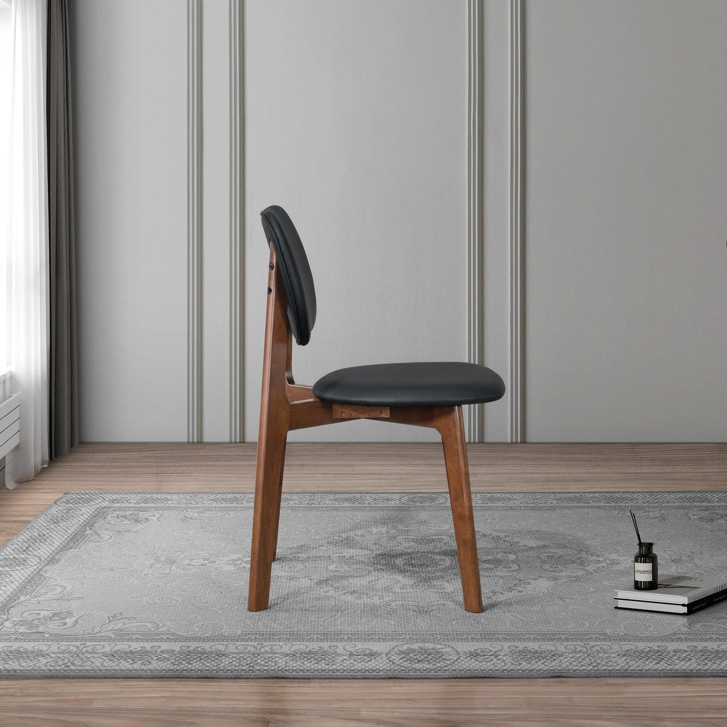Kelsey - Dining Chair (Set of 2) - Black / Brown