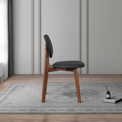 Kelsey - Dining Chair (Set of 2) - Black / Brown