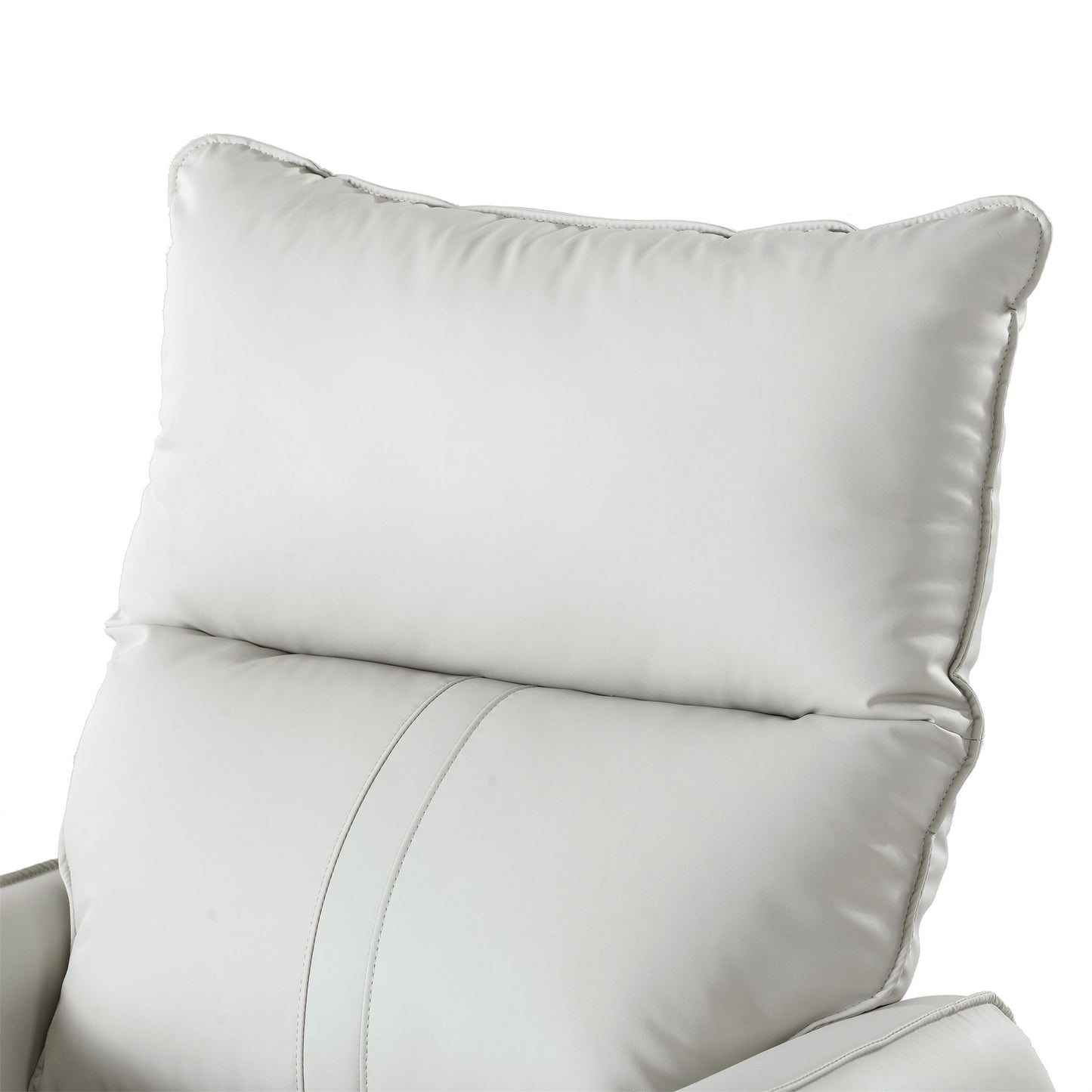 Rocking Recliner Chair, 360 Degree Swivel Nursery Rocking Chair, Glider Chair, Modern Small Rocking Swivel Recliner Chair For Bedroom, Living Room Chair Home Theater Seat, Side Pocket - Light Gray