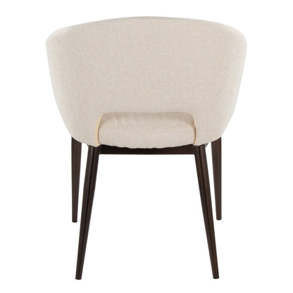 Renee - Contemporary Chair - Copper / Cream