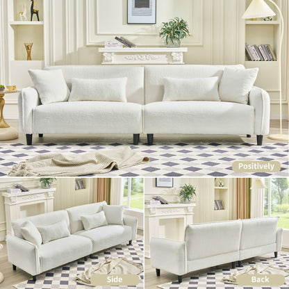 Teddy Velvet Sofa Soft & Comfortable - Beige