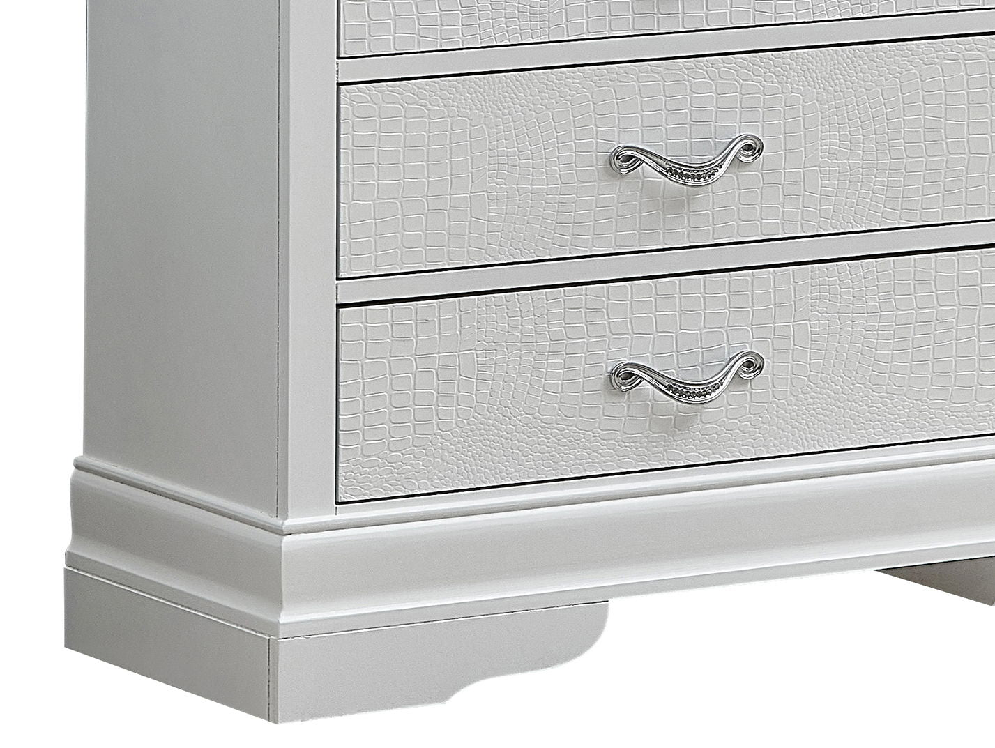 Sophisticated Dresser - Silver Champagne