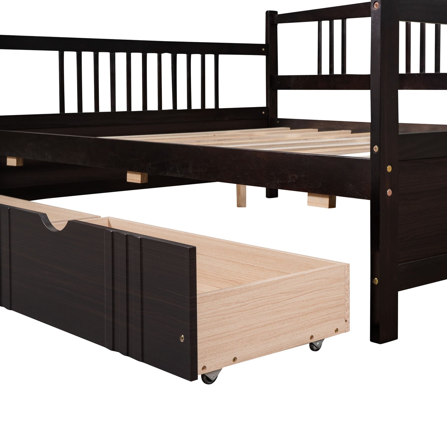 Full Size DayBed With 2 Drawers - Espresso