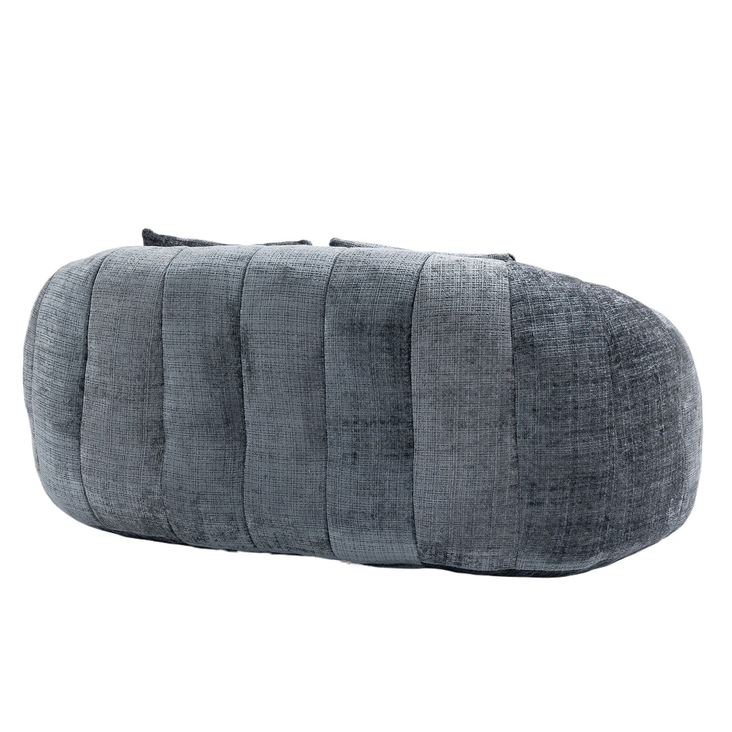 Contemporary Bean Bag Sofa Lazy Sofa Durable Comfort Lounger For Indoor & Outdoor Use - Gray