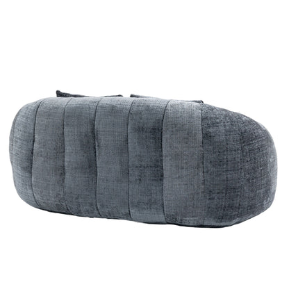 Contemporary Bean Bag Sofa Lazy Sofa Durable Comfort Lounger For Indoor & Outdoor Use - Gray