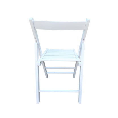 Folding Chair, Foldable Style (Set of 2) - White