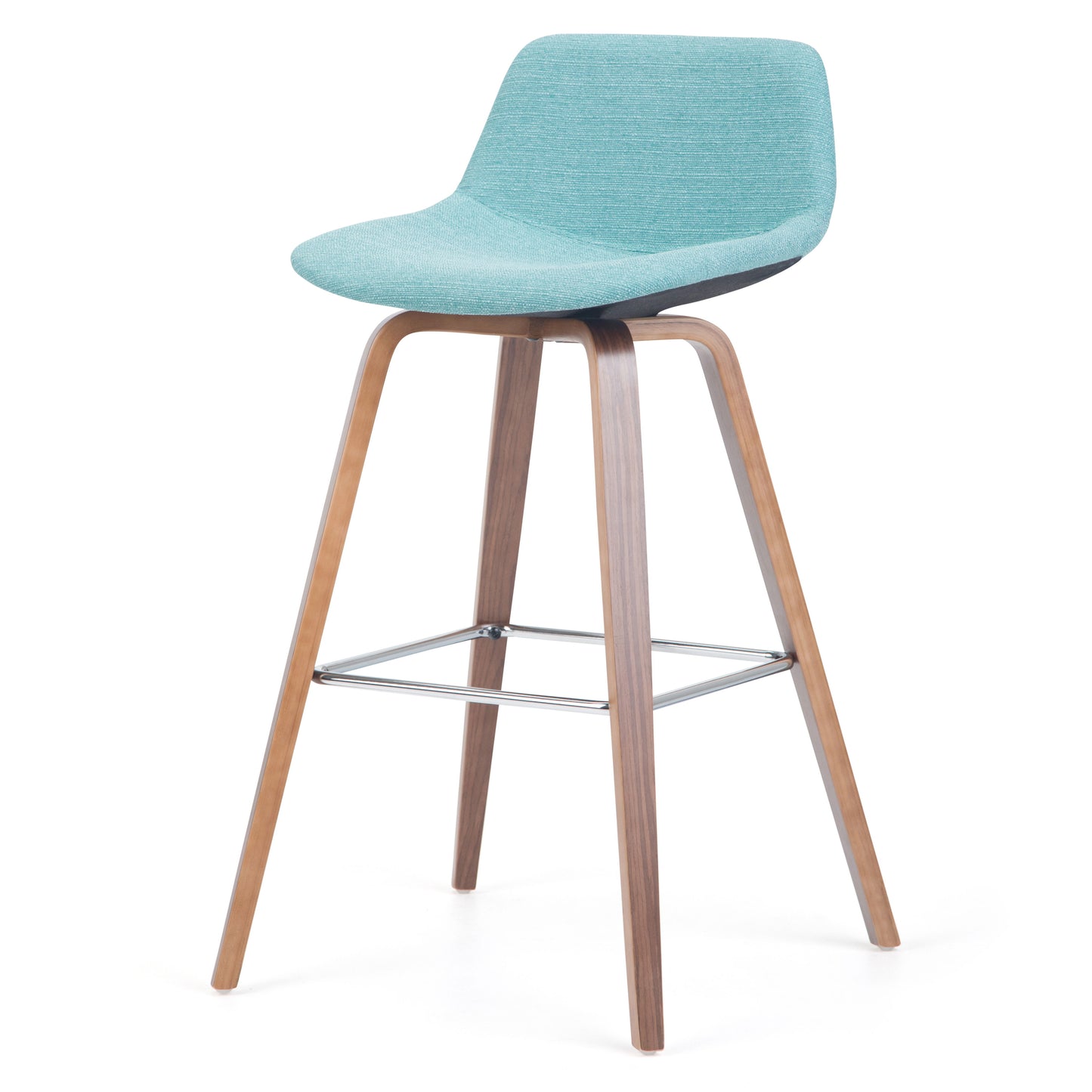 Randolph - Bentwood Upholstered Counter / Bar Height Stool (Set of 2) - Blue