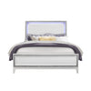 Almera - Queen Bed Glitter - White