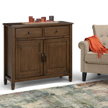 Connaught - Entryway Storage Cabinet - Rustic Natural Aged Brown