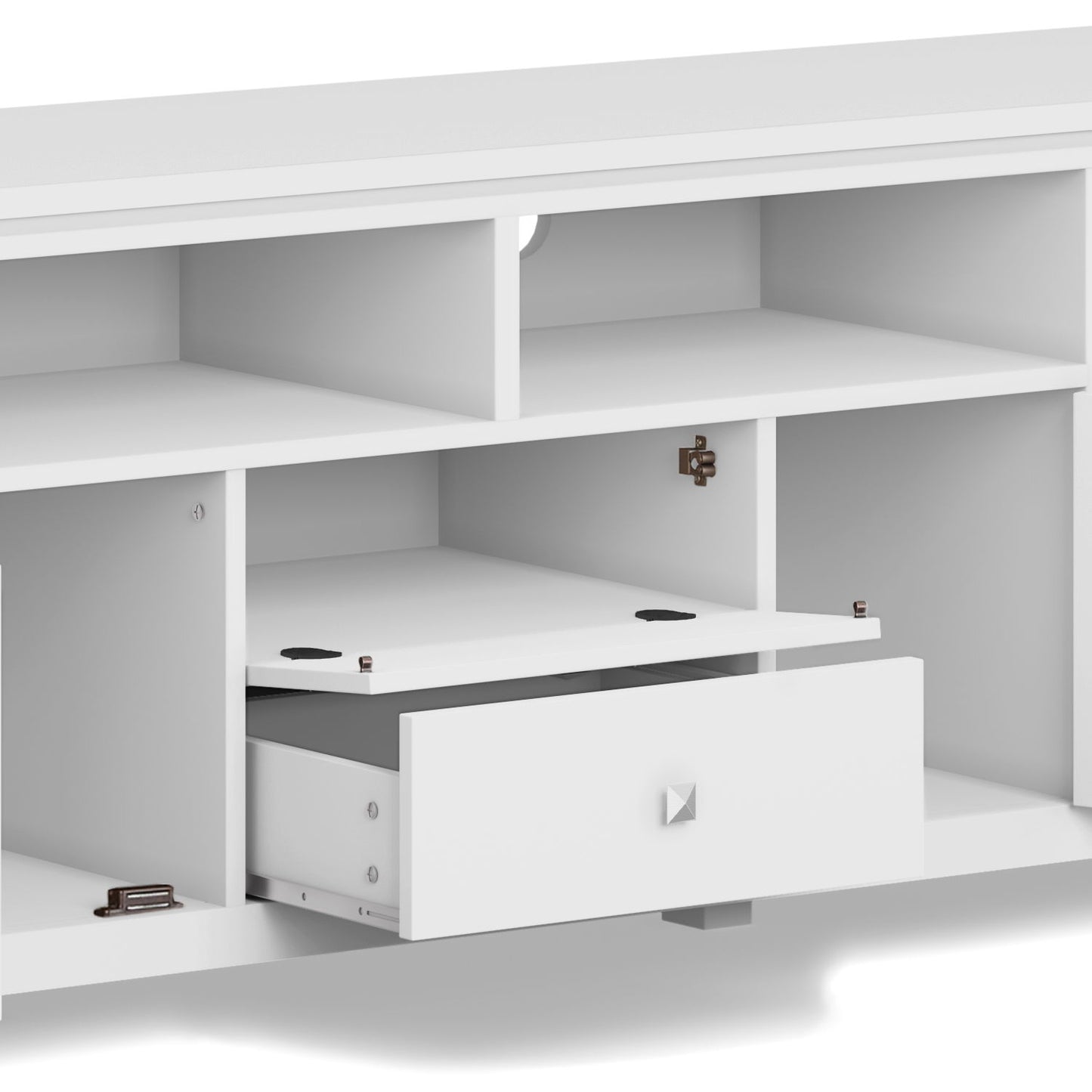 Cosmopolitan - Wide TV Media Stand - White