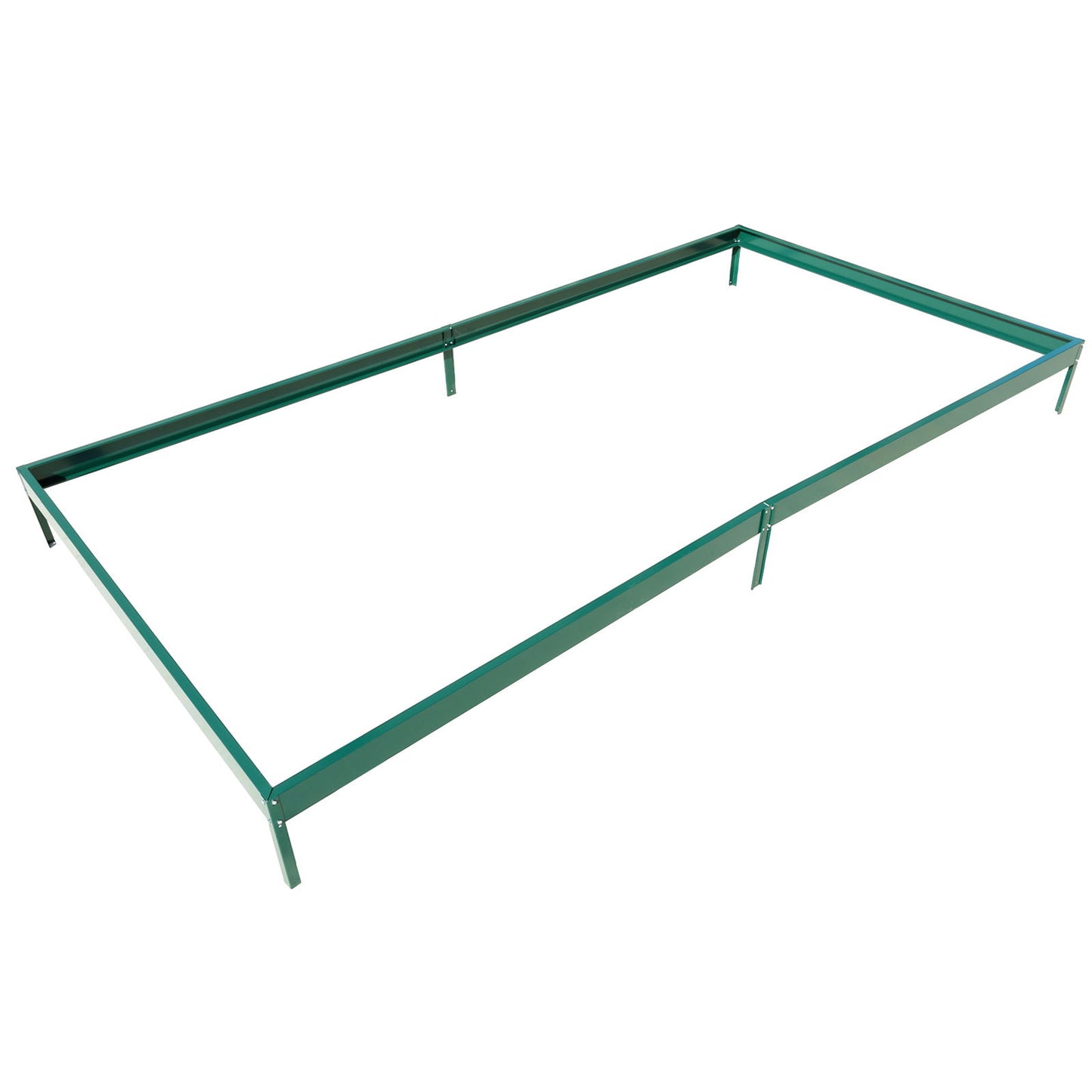 6.3'x12.2'x7' Polycarbonate Greenhouse, Heavy Duty Outdoor Aluminum Walk-In Green House Kit With Rain Gutter, Vent And Door For Backyard Garden - Green