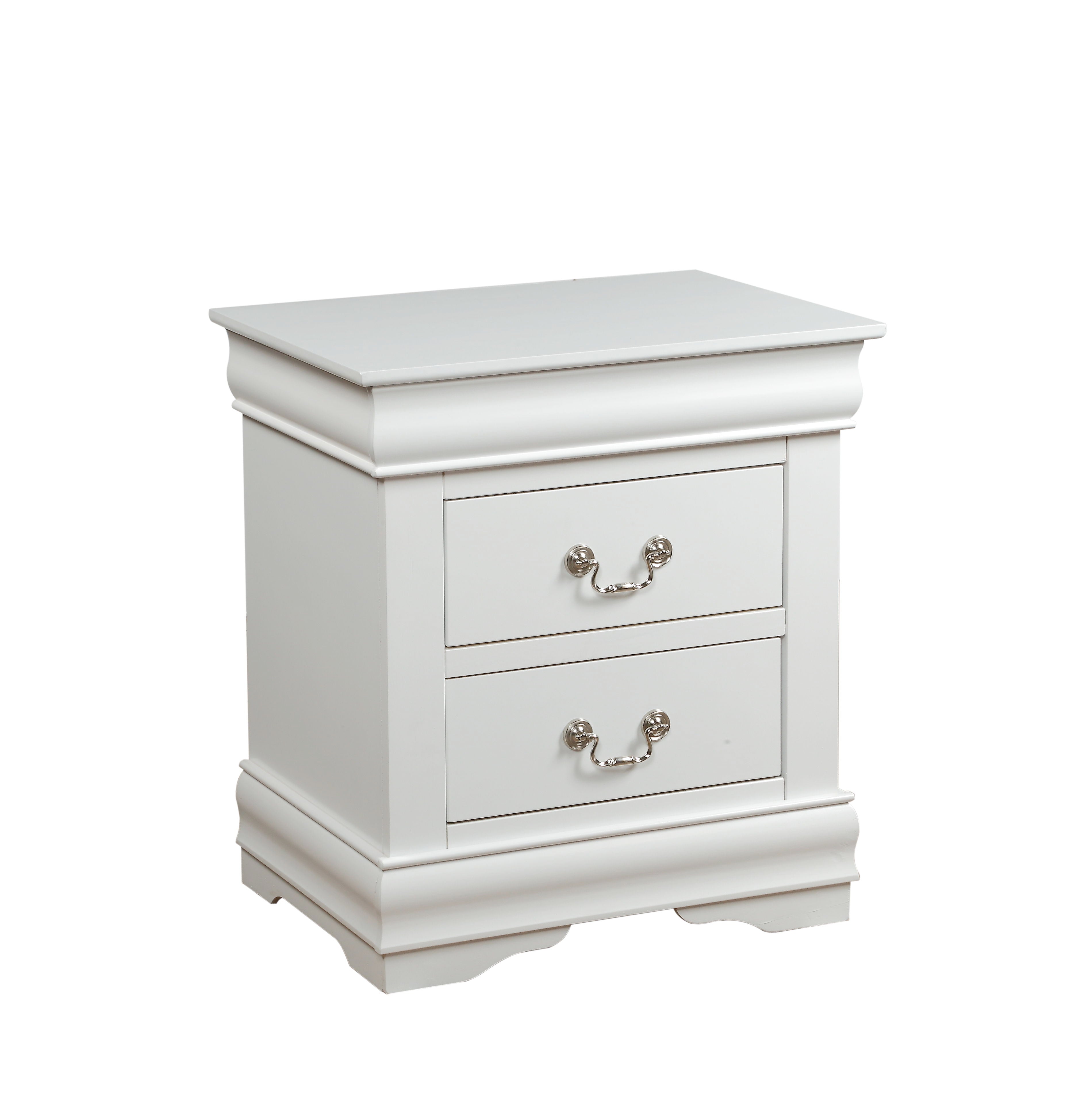 Louis Philippe - Nightstand - White