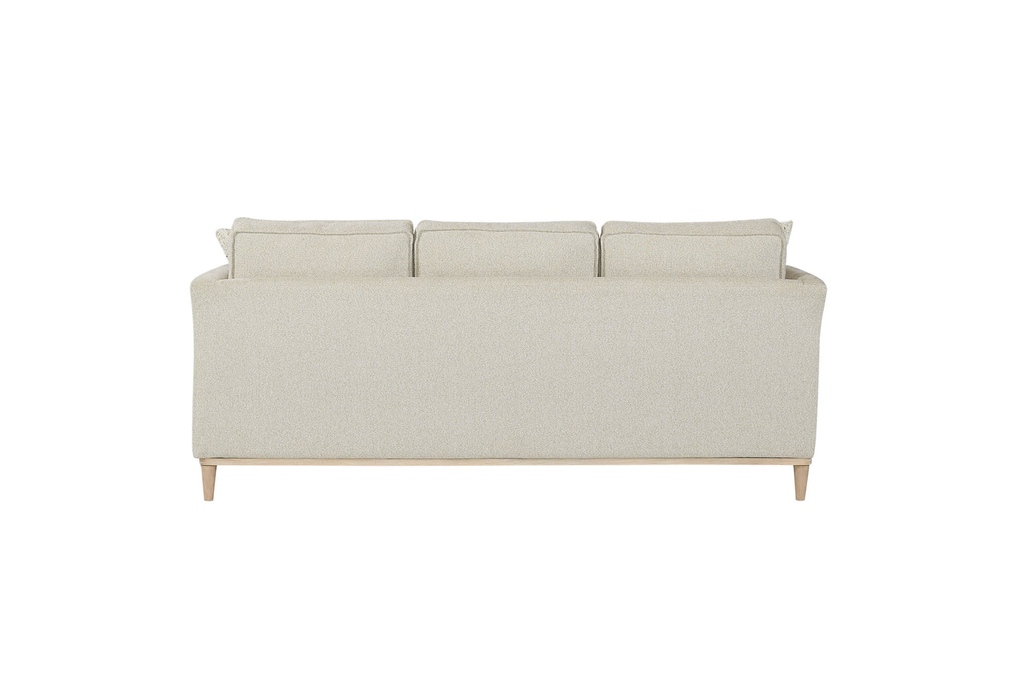 Sofa With 3 Reversable Cushions And 2 Pillows - Off White