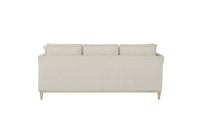Sofa With 3 Reversable Cushions And 2 Pillows - Off White
