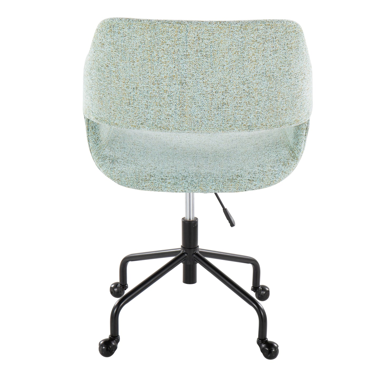 Margarite - Contemporary Adjustable Office Chair - Black / Light Green