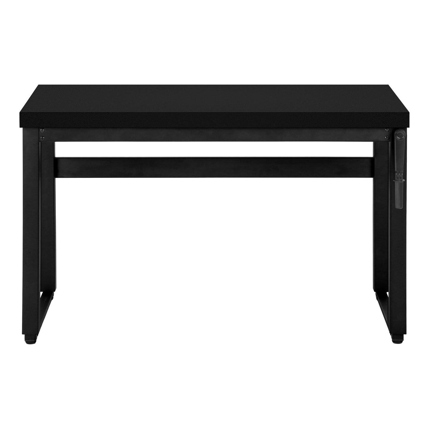 Computer Desk, Home Office, Standing, Adjustable, Laptop, Contemporary - Black
