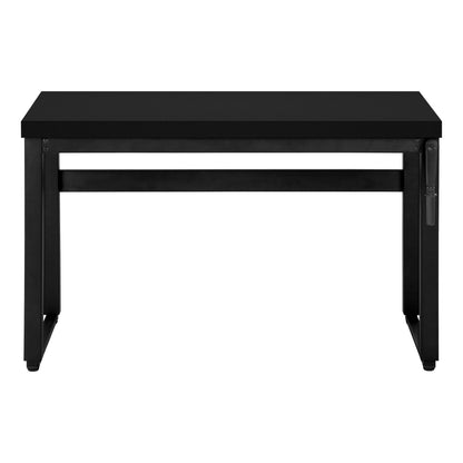 Computer Desk, Home Office, Standing, Adjustable, Laptop, Contemporary - Black