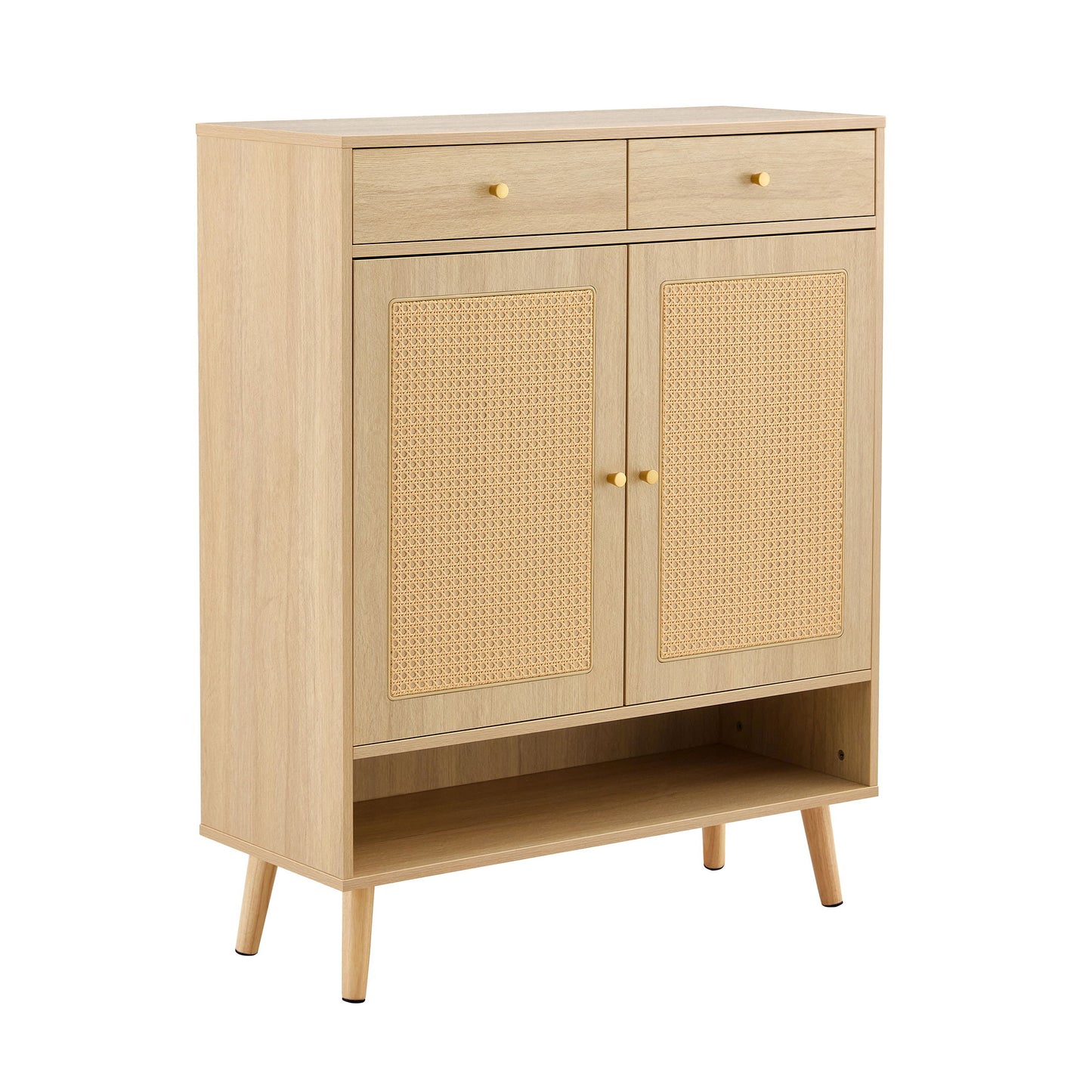 Multi Functional Modern Minimalist Shoe Cabinet Seamlessly Fits Into Nordic, Japanese, And Industrial Style Interiors - Natural Wood