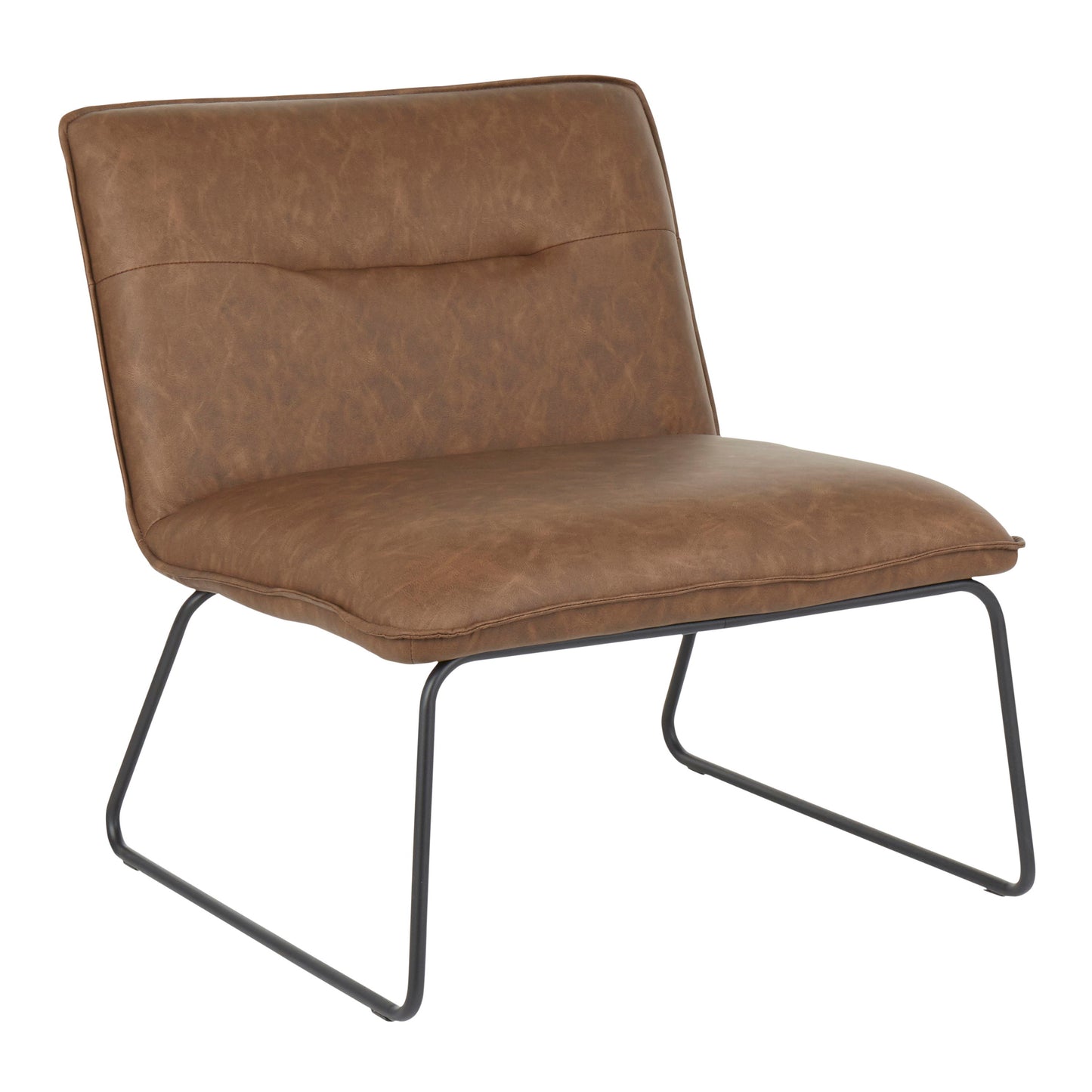 Casper - Industrial Chair - Black / Espresso