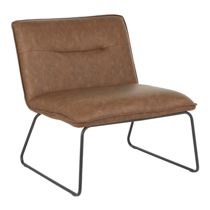 Casper - Industrial Chair - Black / Espresso