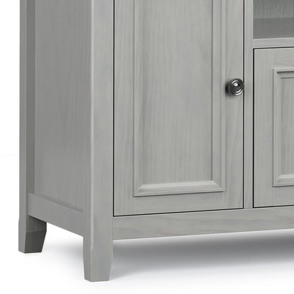Amherst - Wide TV Media Stand - Fog Gray