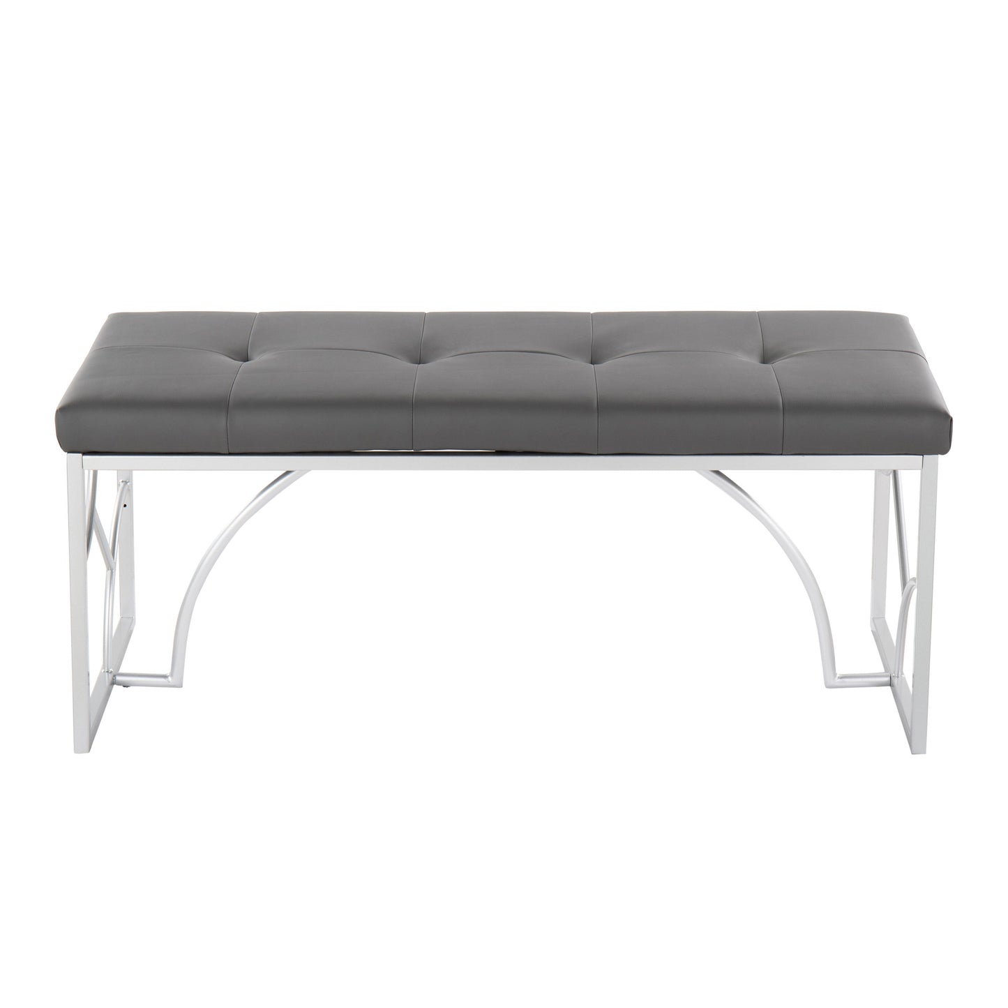 Constellation - Contemporary Bench - Silver / Gray