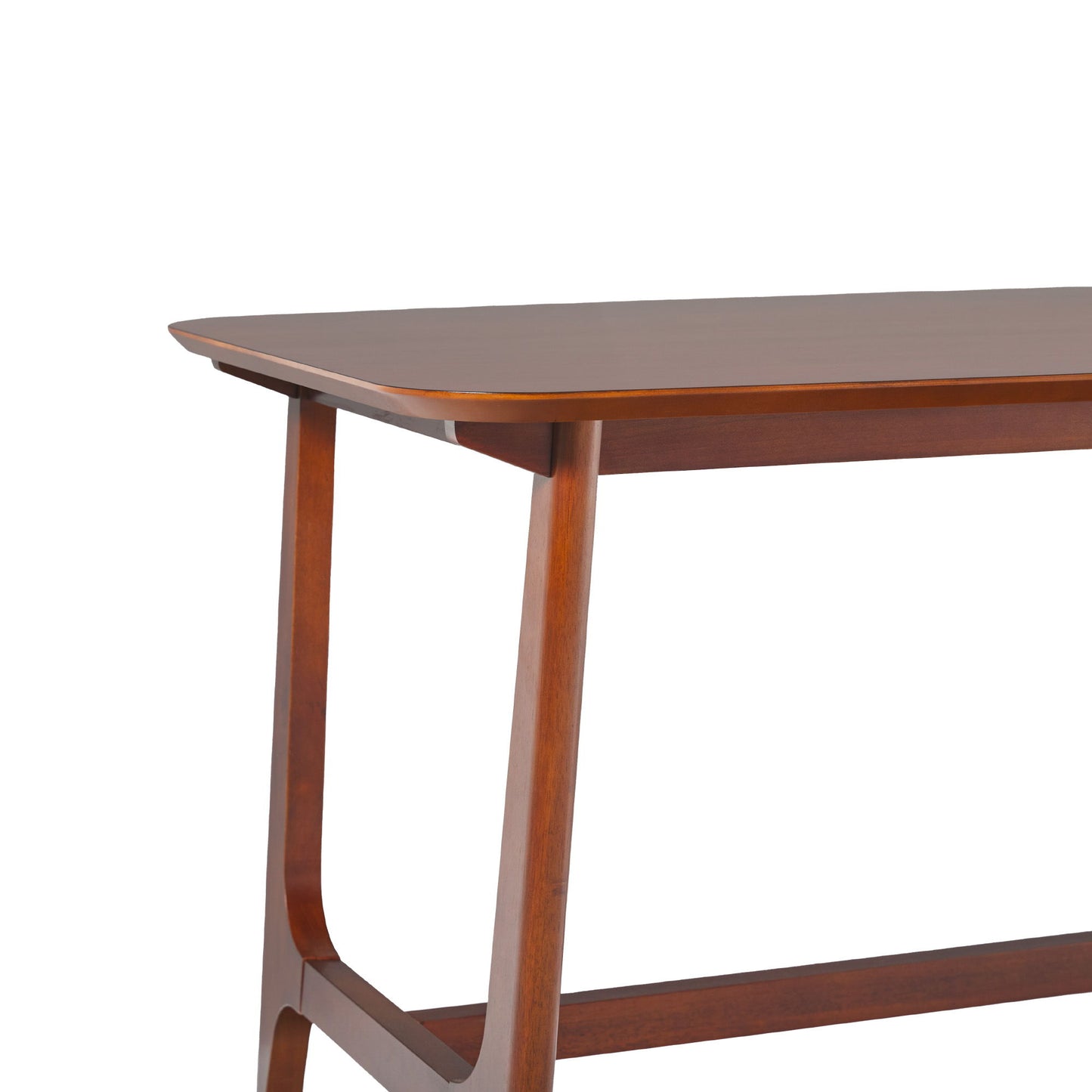 Mid-Century Modern Dining Table With Trestle Base - Walnut