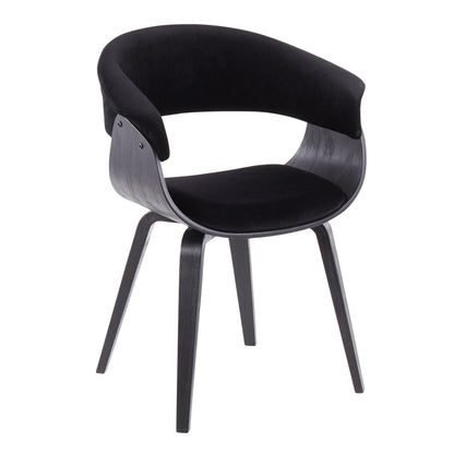 Vintage Mod - Mid-Century Modern Dining / Chair (Set of 2) - Black