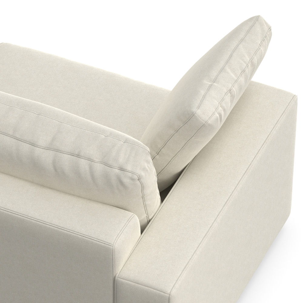 Charlie - Deep Seater Sofa - Cream